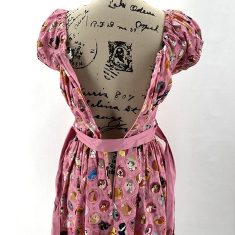 Disney Parks Dress Shop Pink Dogs Dress Size S Dooney Bourke Cosplay Princess - Picture 8 of 12